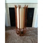 vintage danish modern modeline floor lamp