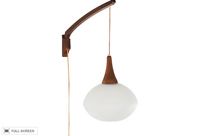 vintage danish wall mounted hanging lamp