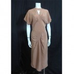 vintage dorothy o'hara draped rayon dress