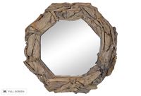 vintage driftwood mirror