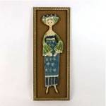 vintage evelyn ackerman wall plaque