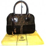 vintage fendi zucca handbag