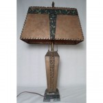 vintage french art deco table lamp