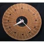 vintage george nelson for howard miller basket clock