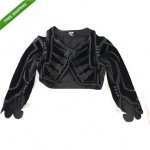 vintage jean paul gaultier velvet soutache bolero jacket