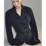 vintage karl lagerfeld asymmetric blazer