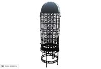 vintage maitland smith birdcage wine rack