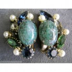 vintage mid-century hattie carnegie earrings