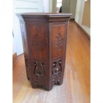 vintage moroccan reticulated side table