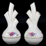 vintage pair lenox porcelain vases