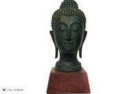 vintage pottery budda head