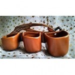 vintage roseville pottery triple wall pocket