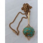 vintage victorian turquoise necklace