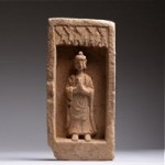 ancient chinese wei dynasty pottery buddha shrine