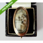 antique 1793 18k mourning ring