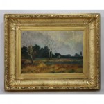 antique 19th century landscape oil painting