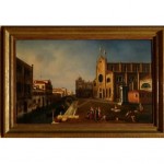 antique 19th century oil painting