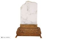 antique 19th century rock crystal on ormolu