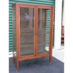 antique oak china cabinet