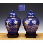 antique pair 19th century chinese porcelain vases