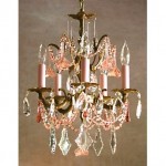 embellished vintage petite chandelier