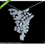 vintage 1920s diamond brooch necklace