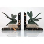 vintage 1920s french art deco dragonfly bookends