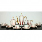 vintage 1920s french limoges porcelain coffee tea set