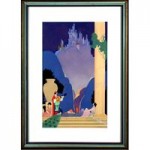 vintage 1920s lee mero art deco painting