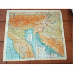 vintage 1940s ww11 silk escape map scarf