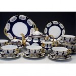 vintage 1946 leander porcelain tea set