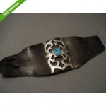 vintage 1950s navajo turquoise silver ketoh bracelet