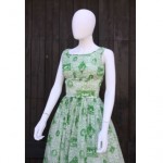 vintage 1950s wendy wood cotton day dress