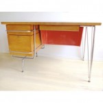 vintage 1959 kem weber desk and chair for heywood wakefield