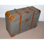 vintage 1960s goyard suitcase