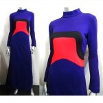 vintage 1960s space age sweater dress