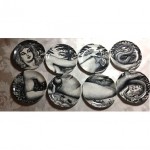 vintage 1965 fornasetti coaster set