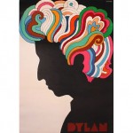 vintage 1966 bob dylan milton glaser poster