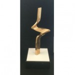 vintage 1980 joseph burlini bronze sculpture