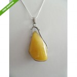 vintage baltic amber sterling necklace