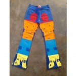 vintage collectible 1990s stephen sprouse anhy warhol robot print pants