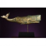 vintage copper whale weathervane