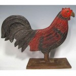 vintage folk art rooster