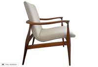 vintage ib kofod-larsen armchair