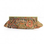 vintage koret paisley clutch