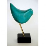 vintage mid-century abstract ceramic bird