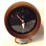 vintage mid-century george nelson for howard miller walnut chronopak clock