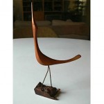 vintage miles greer bird sculpture