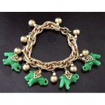 vintage napier charm bracelet