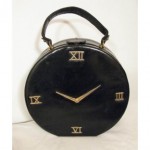 vintage mid-century clock purse